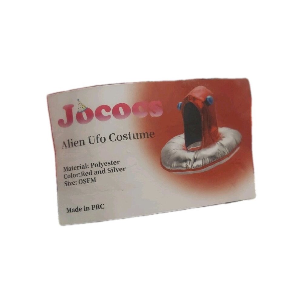 Halloween Space Alien Ufo Costumeā Jococs Size OSFM. Kids Costumes